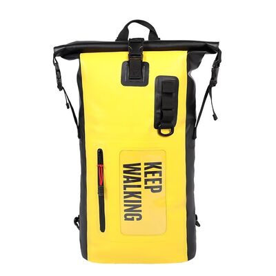 IPX6 Waterproof Custom Dry Bag 25L Roll Top Floating Rucksack