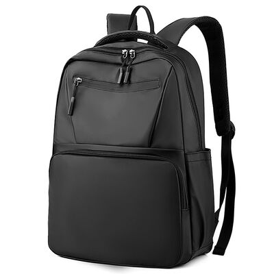 Multi Pocket Business Laptop Backpack 20L PU Coated Zipper Closure Private Label