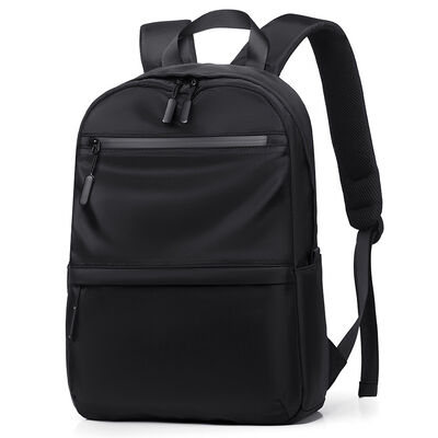 Vibrant Tone Zipper Closure Business Laptop Backpack 20L PU Coated