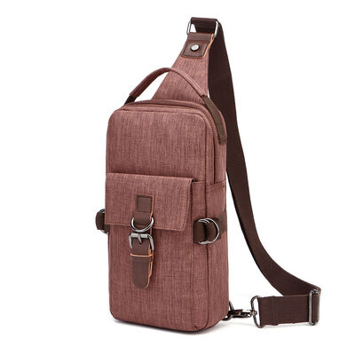 Waterproof Custom Sling Bag Chest Pack Nylon 4.5L Water Resistant