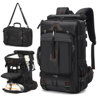 Roll Top Duffel Bag 3 Way Convertible Travel Backpack Water Resistant