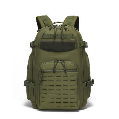 Laser Cut Tactical Backpack Side Zipper Pocket Outdoor Rucksack