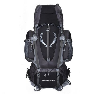 58L Multi Pocket Custom Hiking Backpack Breathable Trekking Rucksack