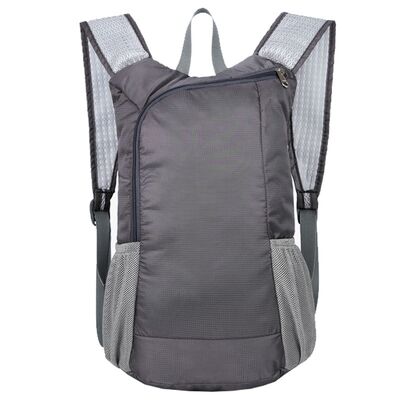 Asymmetric Curved Zipper Custom Lightweight Backpack 12L Water Resistant