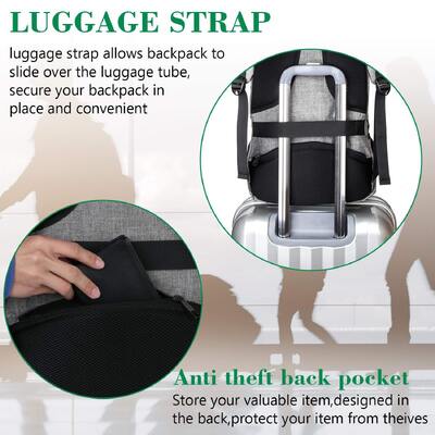 Travel Laptop Backpack Business Rucksack TSA Approved School Bag