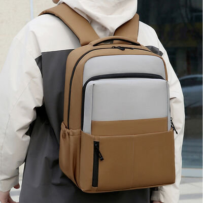 Minimalist Laptop Backpack 600D Oxford Rucksack Slim Commuter Bag