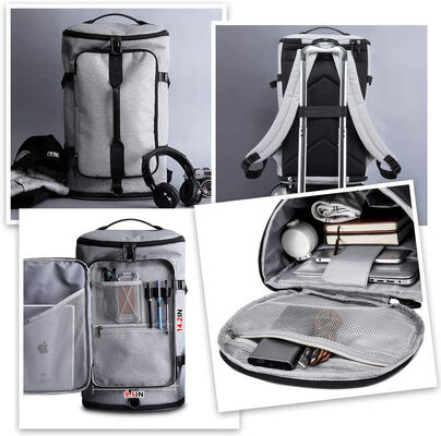35L Water Resistant Oxford Fabric Custom Travel Backpack Convertible Duffle Bag