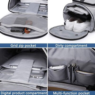 35L Water Resistant Oxford Fabric Custom Travel Backpack Convertible Duffle Bag