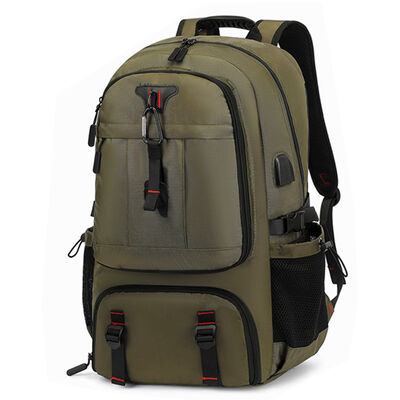 40L Custom Travel Backpack Dedicated Shoe Compartment Water Resistant