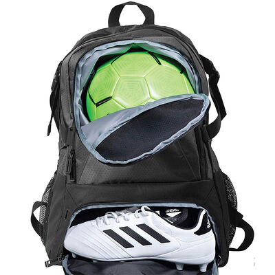 Soccer Custom Sports Backpack 50L Laptop Sleeve and Shoe Compartment
