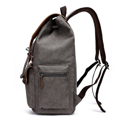 Vintage Custom Canvas Backpack Laptop Retro Travel School College Bookbag