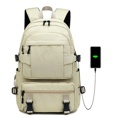 College School Backpacks Teens Casual Travel Daypack USB Charging Port 20L