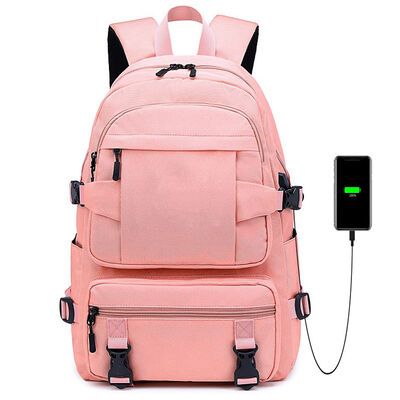 College School Backpacks Teens Casual Travel Daypack USB Charging Port 20L