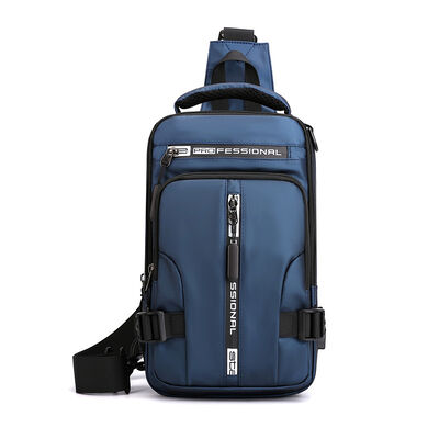 Matte Coated Custom Sling Bag with USB Interface Crossbody 5L