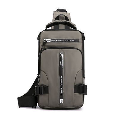 Matte Coated Custom Sling Bag with USB Interface Crossbody 5L