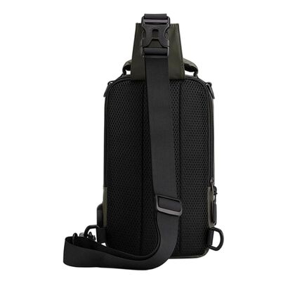 Matte Coated Custom Sling Bag with USB Interface Crossbody 5L