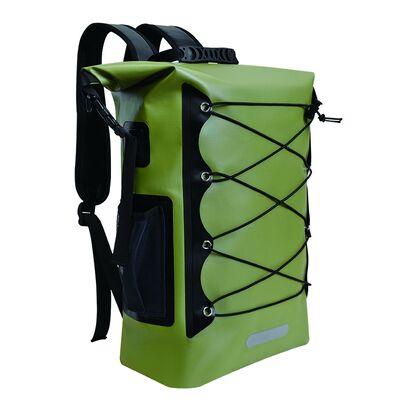 Waterproof Roll Top Custom Dry Bag with Bungee Cord Storage 20L