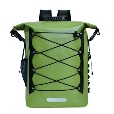 Waterproof Roll Top Custom Dry Bag with Bungee Cord Storage 20L