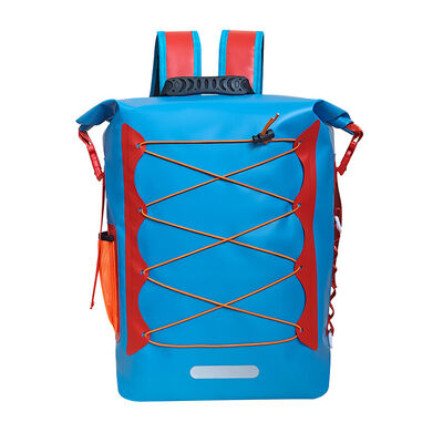 Waterproof Roll Top Custom Dry Bag with Bungee Cord Storage 20L