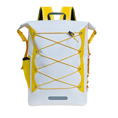 Waterproof Roll Top Custom Dry Bag with Bungee Cord Storage 20L