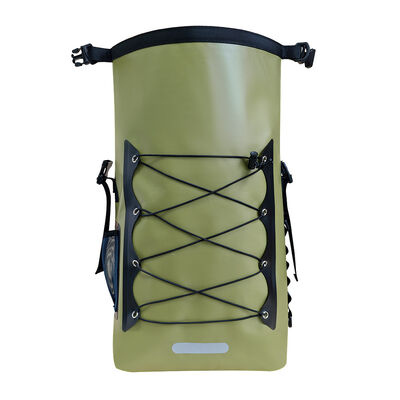 Waterproof Roll Top Custom Dry Bag with Bungee Cord Storage 20L