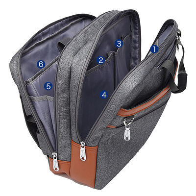 Durable 3 in 1 Convertible Custom Business Backpack Briefcase