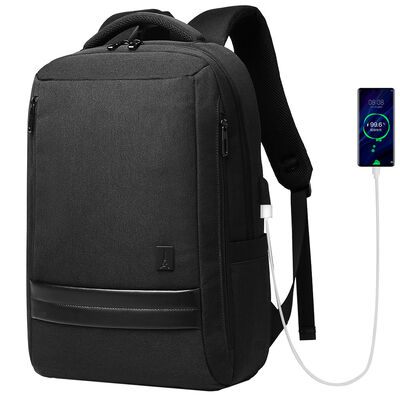 Ergonomic Anti Theft Business Laptop Backpack Smart Bag 25L 600D Oxford
