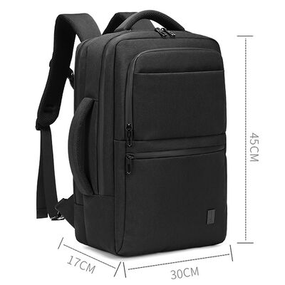 Multi Functional Business Travel Backpack Briefcase 25L 600D Oxford