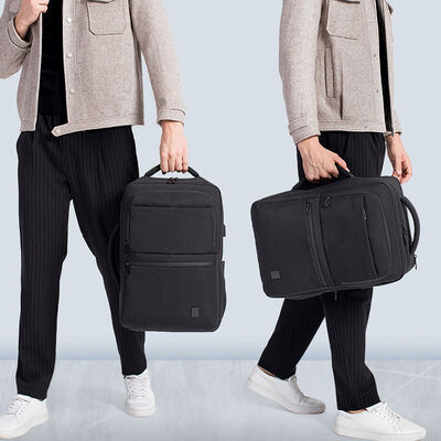 Multi Functional Business Travel Backpack Briefcase 25L 600D Oxford