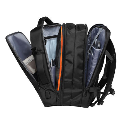 Expandable Luggage Style 22L 37L Business Travel Backpack 600D Oxford