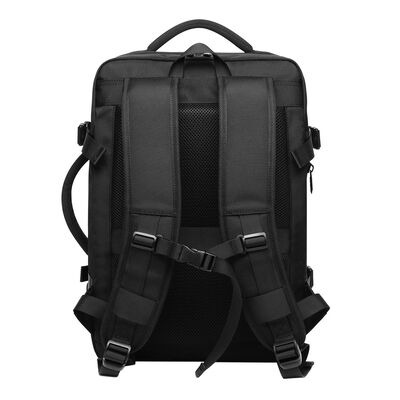 Expandable Luggage Style 22L 37L Business Travel Backpack 600D Oxford