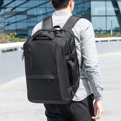 Expandable Luggage Style 22L 37L Business Travel Backpack 600D Oxford