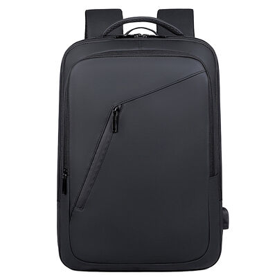 15L 600D Oxford Slim Minimalist Business Laptop Backpack USB Charging Port