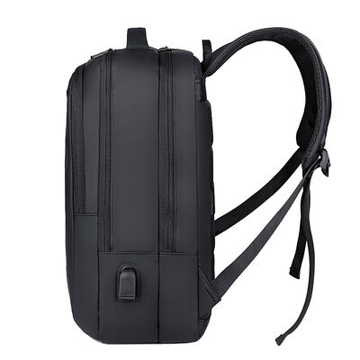 15L 600D Oxford Slim Minimalist Business Laptop Backpack USB Charging Port