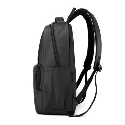 Multi Pocket Business Laptop Backpack 20L PU Coated Zipper Closure Private Label