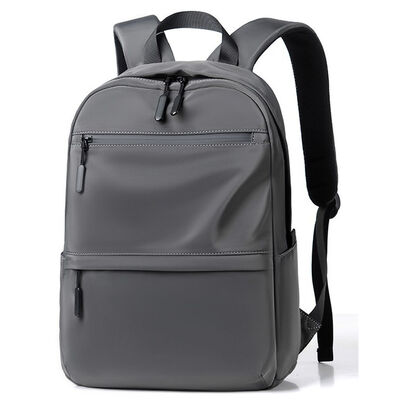 Vibrant Tone Zipper Closure Business Laptop Backpack 20L PU Coated