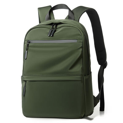 Vibrant Tone Zipper Closure Business Laptop Backpack 20L PU Coated