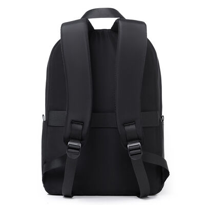 Vibrant Tone Zipper Closure Business Laptop Backpack 20L PU Coated