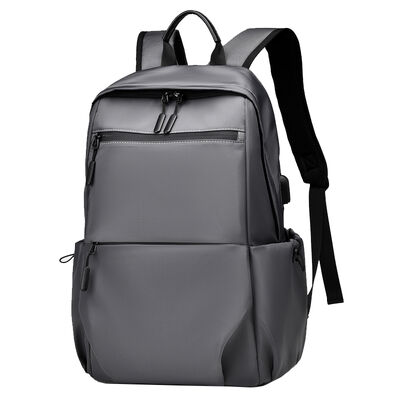 Fluid Geometry Business Laptop Backpack 20L PU Coated USB Charging Port