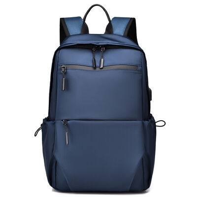 Fluid Geometry Business Laptop Backpack 20L PU Coated USB Charging Port