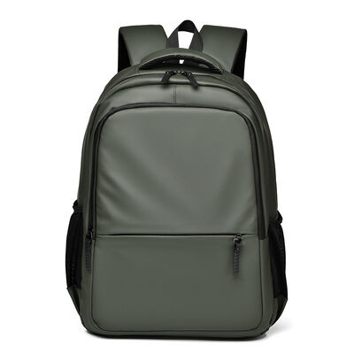 Practical 20L Business Laptop Backpack Luggage Strap PU Coated Private Label