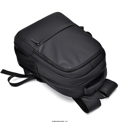 Practical 20L Business Laptop Backpack Luggage Strap PU Coated Private Label