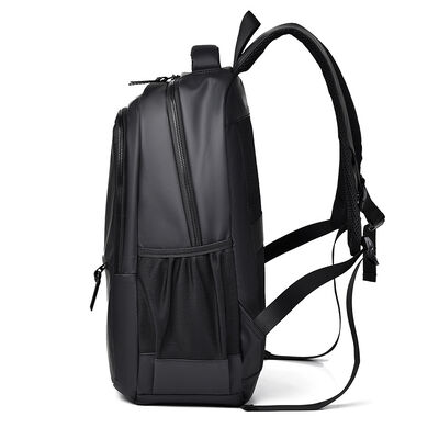 Practical 20L Business Laptop Backpack Luggage Strap PU Coated Private Label