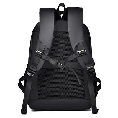 Dual Main Zip Business Laptop Backpack 20L PU Coated 15.6 Inch