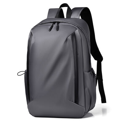 Dual Vertical Pocket 25L PU Coated Business Laptop Backpack Fits 15.6 Inch