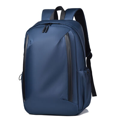 Dual Vertical Pocket 25L PU Coated Business Laptop Backpack Fits 15.6 Inch