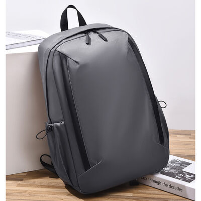 Dual Vertical Pocket 25L PU Coated Business Laptop Backpack Fits 15.6 Inch
