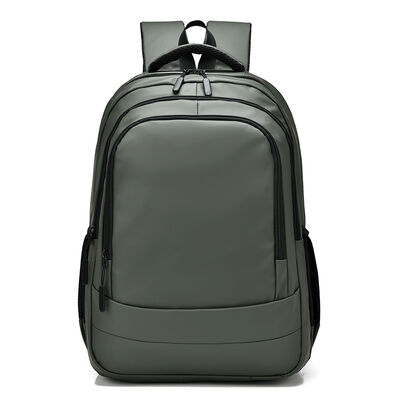 Tiered Compartment 20L PU Coated Business Laptop Backpack ODM