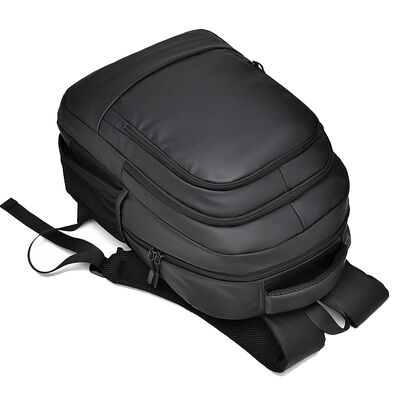Tiered Compartment 20L PU Coated Business Laptop Backpack ODM