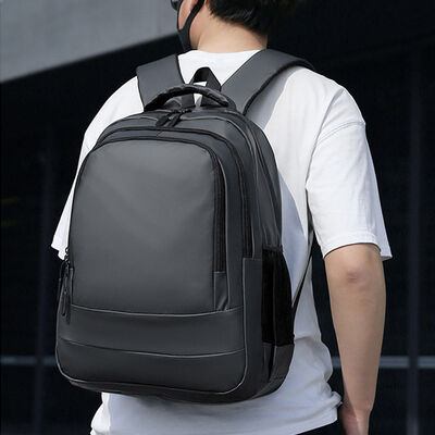 Tiered Compartment 20L PU Coated Business Laptop Backpack ODM